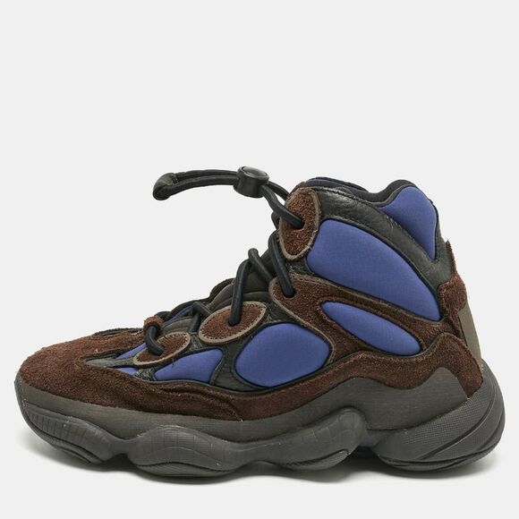 Yeezy X Adidas Multicolor Suede And Leather Yeezy 500 Sneakers Size 38.5